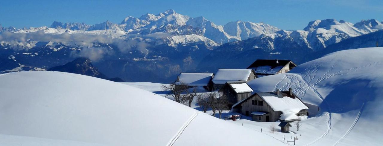 Les Chalets De Ludran Viuz-en-Sallaz Bagian luar foto