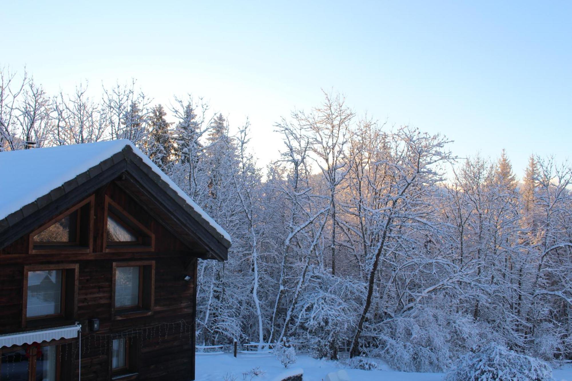 Les Chalets De Ludran Viuz-en-Sallaz Bagian luar foto