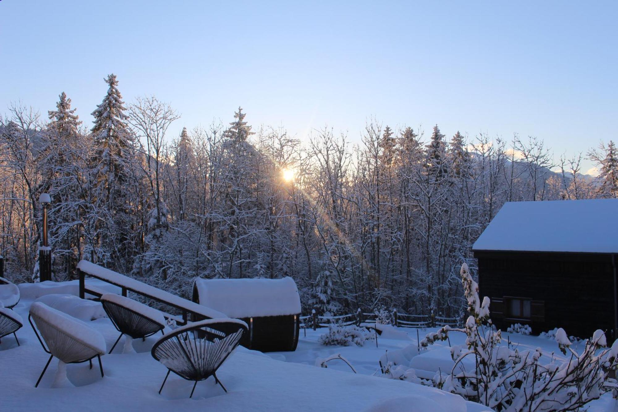 Les Chalets De Ludran Viuz-en-Sallaz Bagian luar foto