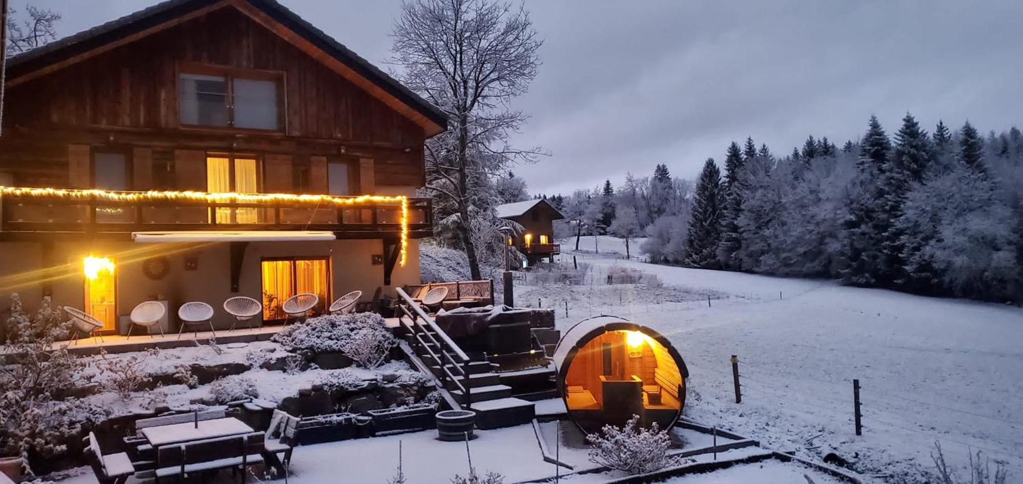 Les Chalets De Ludran Viuz-en-Sallaz Bagian luar foto